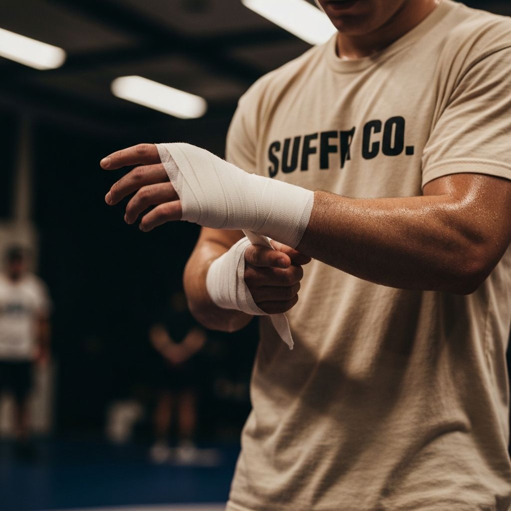Hands wrapping for training
